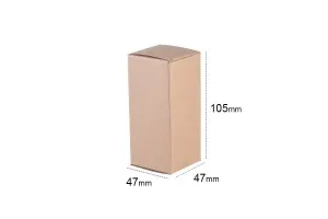 Schachtel aus Kraftpapier, ökologisch 47x47x105 - 20 Stk-2