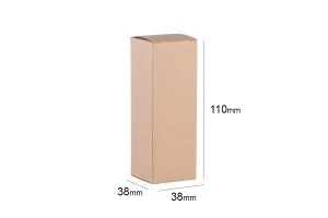 Schachtel aus Kraftpapier, ökologisch 38x38x110 - 20 Stk-2