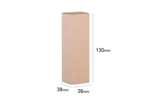 Schachtel aus Kraftpapier, ökologisch 38x38x130- 20 Stk-2