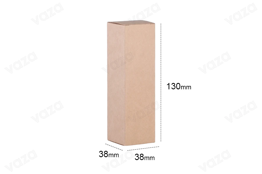 Kuti letre kraft ekologjike 38x38x130 - 20 copë-imazh_dimensione