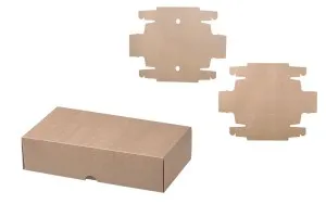 Boîte d'emballage en papier kraft sans fenêtre 240 x 130 x 60 mm - 12 pcs-2
