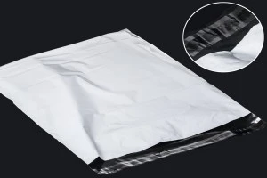 Wasserdichte PE-Kurier-Transporttaschen mit Selbstklebeverschluss 350x450mm - 100 Stück (passend für Größe A3)-1