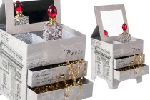 Eiffel Tower jewelry box with mirror and drawers Eiffel Tower jewelry box with mirror and drawers