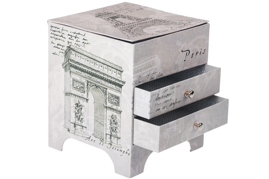 Eiffel Tower jewelry box with mirror and drawers Eiffel Tower jewelry box with mirror and drawers