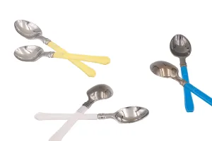 Cuillère en plastique en 3 couleurs 13,5 cm-1