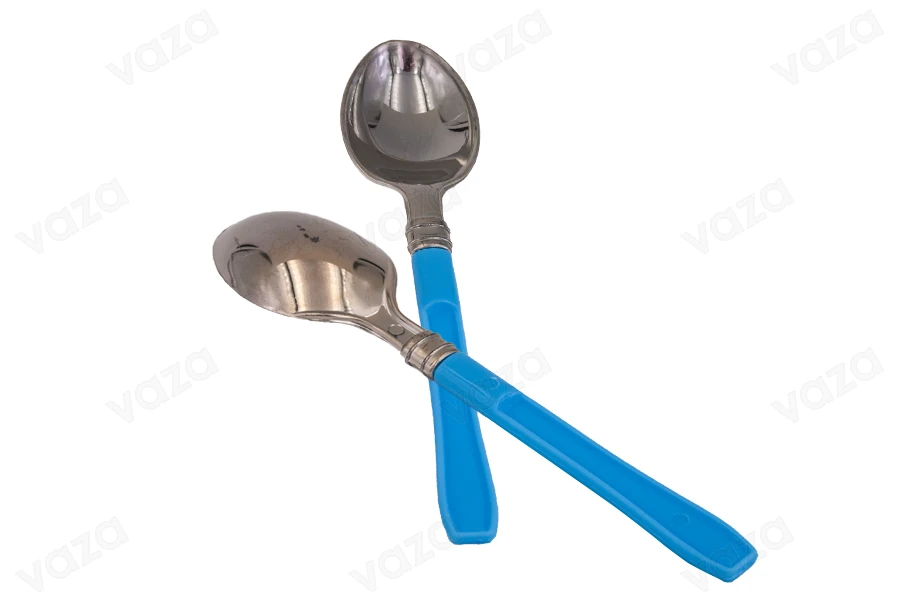 Cucchiaino in plastica in 3 colori da 13,5cm-dimensioni_immagine