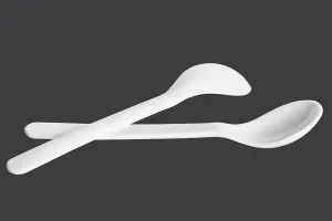 Cuillère en plastique en écaille 13,5 cm-1