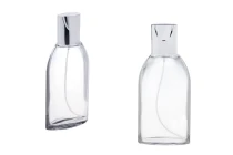 Glass bottle 100 ml with aluminum silver spray and cap-image_product
