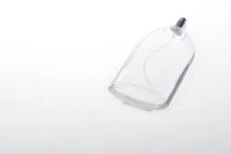 Glass bottle 100 ml with aluminum silver spray and cap-image_group