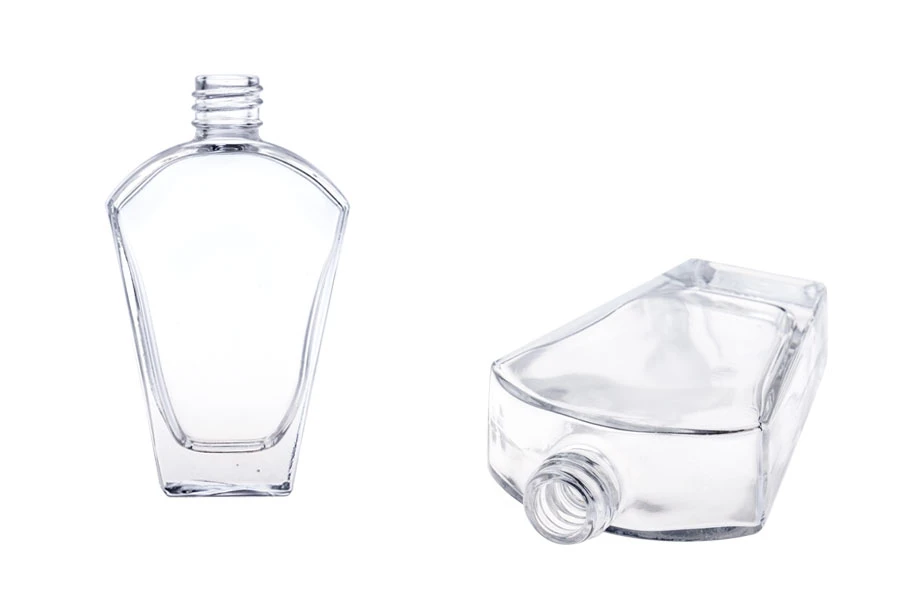 Φιάλη για αρώματα γυάλινη 50 ml  (18/415) σε ιδιαίτερο "V" σχήμα
