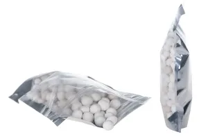 Σακουλάκια αλουμινίου τύπου Doy Pack, διάφανα με κλείσιμο "zip" και δυνατότητα σφράγισης με θερμοκόλληση  120x30x200 - 100 τμχ-5