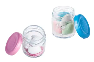 Μπομπονιέρα βαζάκι 40 ml γυάλινο χωρίς καπάκι *-εικόνα_σύνθεση