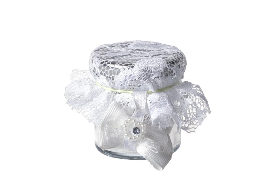 Μπομπονιέρα βαζάκι 40 ml γυάλινο χωρίς καπάκι *-εικόνα_σύνθεση