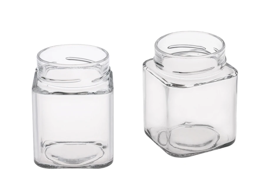 Pot de miel carré de 314ml Twist-Off 70 Deep