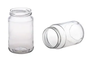Pot cylindrique classique de 370 ml - pour un demi-kilo de miel - 22 pcs-5