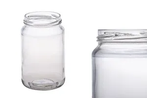 Pot cylindrique classique de 370 ml - pour un demi-kilo de miel - 22 pcs-2