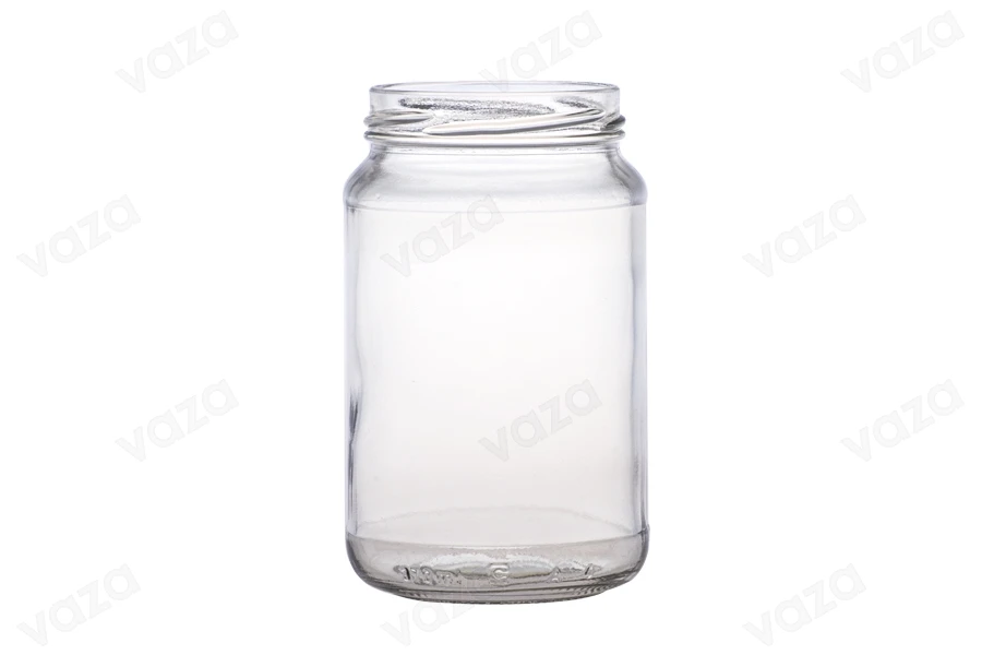 Klassisches zylindrisches Glas 370 ml - für ein halbes Kilo Honig - 22 Stk-bildgruppe