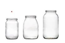 Κυλινδρικό βάζο γυάλινο 720 ml - για 1 κιλό μέλι * - 50τμχ