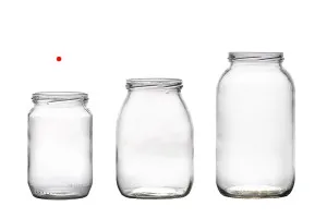 Pot en verre de forme cylindrique 720 ml - pour 1 kg de miel * - 50 pcs-5
