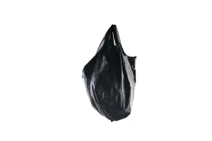Black plastic bag in size 26x40 cm - 100 pcs-2