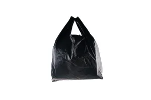 Plastiktüte 32x50 cm schwarz-100 Stücke-2