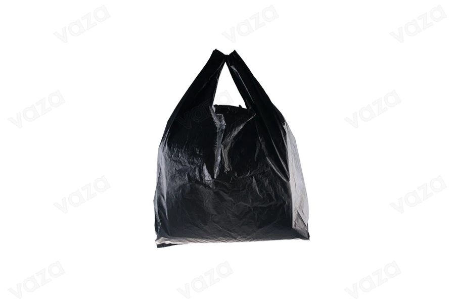 Sac en plastique noir 32 x 50 cm - 100 pcs Sac en plastique noir 32 x 50 cm - 100 pcs-photo_dimensions