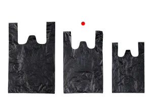 Plastiktüte 32x50 cm schwarz-100 Stücke-4
