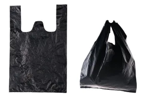 Black plastic bag in size 35x55  cm - 100 pcs-1