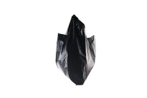 Black plastic bag in size 35x55  cm - 100 pcs-2