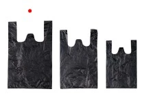 Plastiktüte 35x55 cm schwarz-100 Stücke