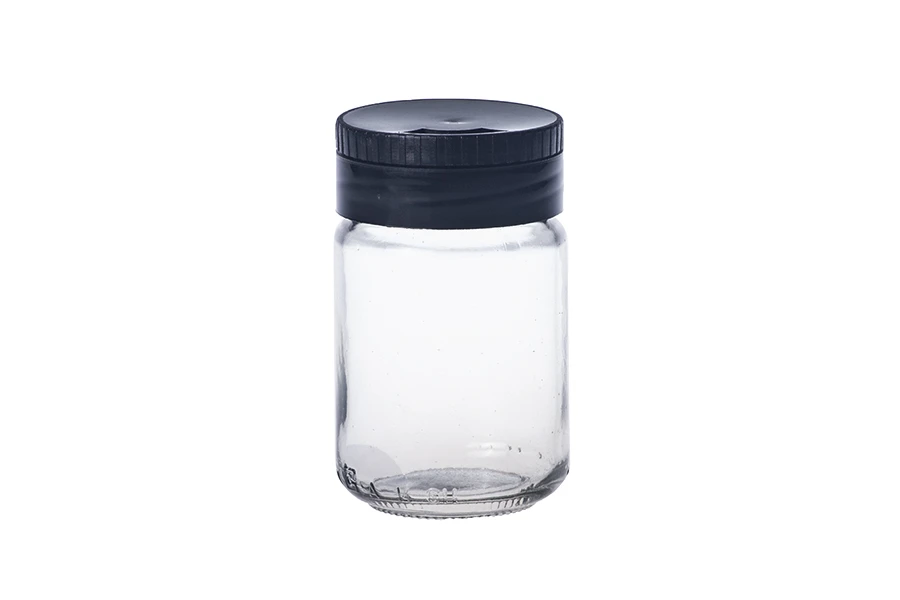 Μικρό κλασικό βαζo για μπαχαρικά 156 ml με καπάκι με οπές και κόσκινο *