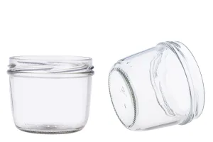 Βάζο γυάλινο 230 ml για γλυκά και κεριά - 26 τμχ-2