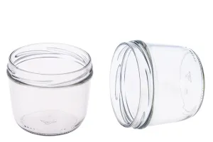Βάζο γυάλινο 230 ml για γλυκά και κεριά - 26 τμχ-1