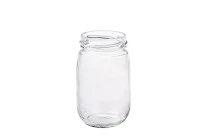 190ml round-sided glass jar with jar mouth for 53TO deep finish caps - 70 pcs