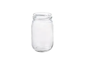 Βάζο γυάλινο 190 ml με κυρτά τοιχώματα και στόμιο για καπάκια τύπου Τ.Ο 53 - 70 τμχ-1