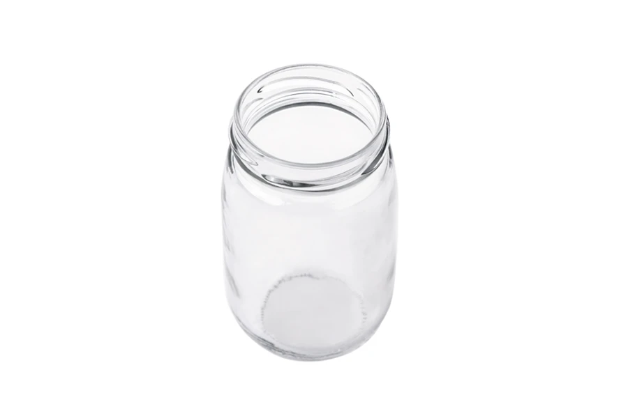 190ml round-sided glass jar with jar mouth for 53TO deep finish caps - 70 pcs