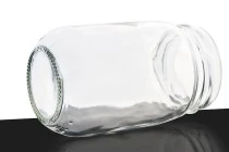 190ml round-sided glass jar with jar mouth for 53TO deep finish caps - 70 pcs