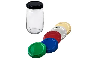 Βάζο γυάλινο 190 ml με κυρτά τοιχώματα και στόμιο για καπάκια τύπου Τ.Ο 53 - 70 τμχ-6