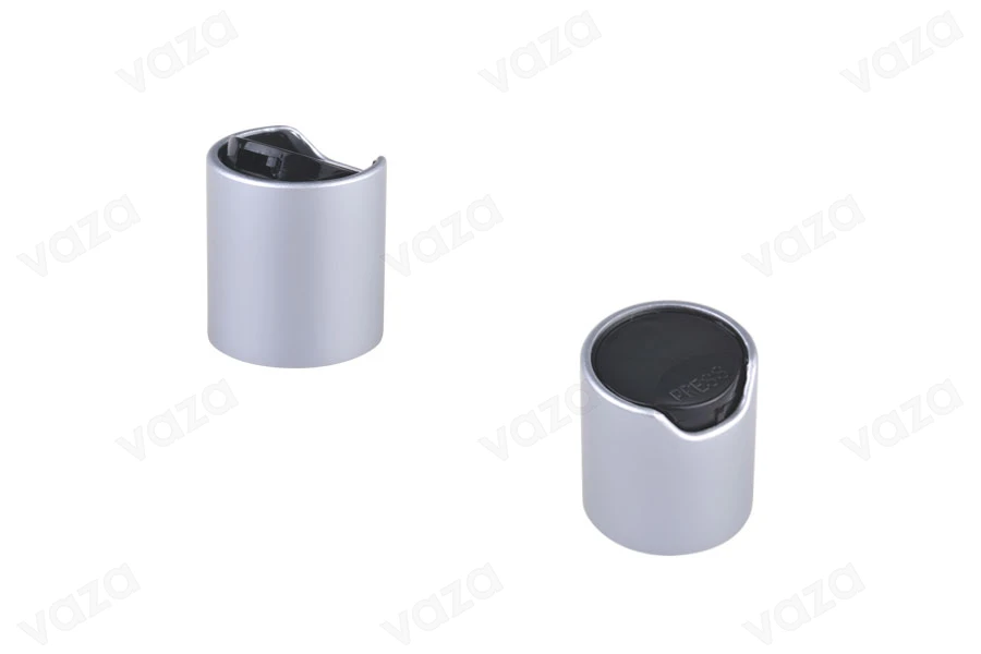 Alu- Disktop-Verschluss silber matt und schwarz PP 20 Alu- Disktop-Verschluss silber matt und schwarz PP 20-εικόνα_προϊοντική
