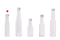 Μπουκαλάκι πλαστικό διάφανο 85 ml με ασημί αλουμινένιο καπάκι και εσωτερικό liner Μπουκαλάκι πλαστικό διάφανο 85 ml με ασημί αλουμινένιο καπάκι και εσωτερικό liner
