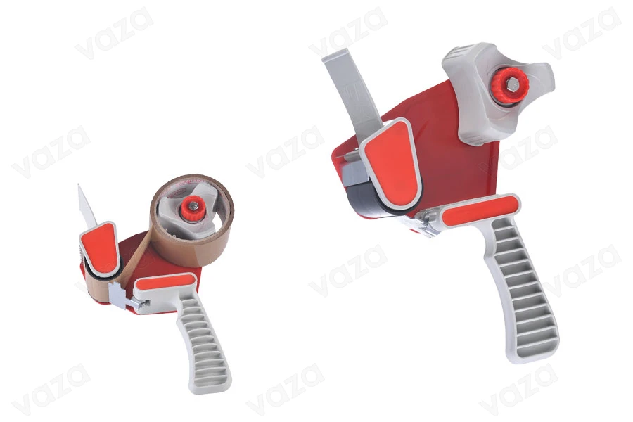 Dispenser dore për shirita paketimi, ngjyrë e kuqe Dispenser dore për shirita paketimi, ngjyrë e kuqe-imazh_dimensione