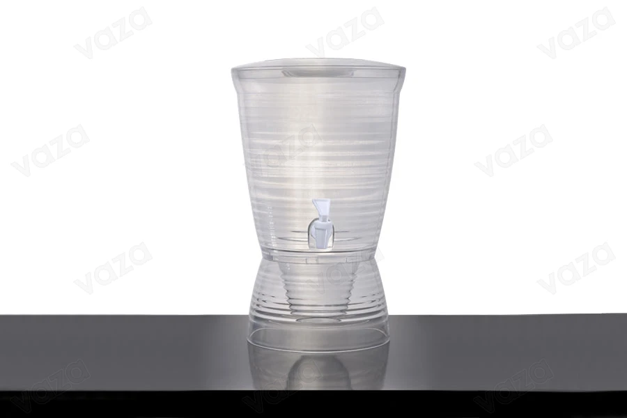 Plastic bowl 10 litres with white plastic tap Plastic bowl 10 litres with white plastic tap-εικόνα_προϊοντική