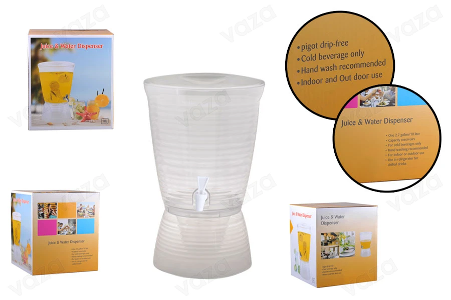 Plastic bowl 10 litres with white plastic tap Plastic bowl 10 litres with white plastic tap-