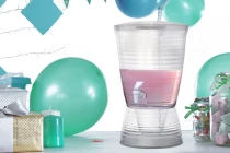 Plastic bowl 10 litres with white plastic tap Plastic bowl 10 litres with white plastic tap-εικόνα_σύνθεση