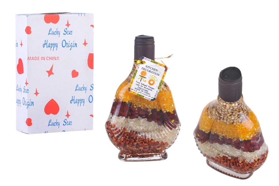 130ml Kitchen grain seeds decoration glass bottle