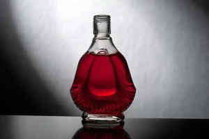 130ml glass bottle for olive oil, vinegar or spirits also suitable for decoration in size 90x38x145-5