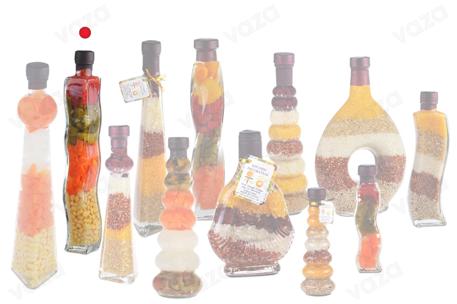 280ml Kitchen fruit veg decoration glass bottle-image_group