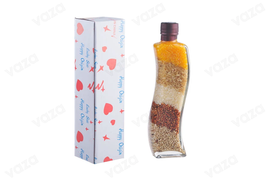 Glasflasche mit verschiedenen Früchten für die Dekoration der Küche-180 ml Glasflasche mit verschiedenen Früchten für die Dekoration der Küche-180 ml-bildgruppe