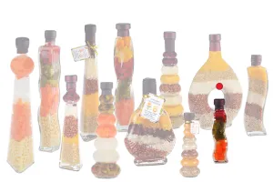 Bottiglia di vetro con verdure per la decorazione della cucina (100 ml)-6