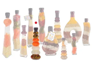 Bottiglia di vetro con verdure per la decorazione della cucina (270 ml)-5